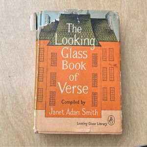 The Looking Glass Book Of Verse Vintage 1958 Hardcover Book